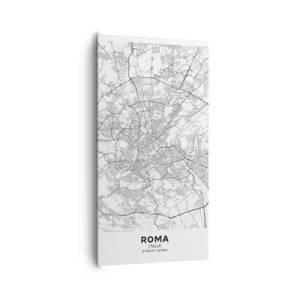 Cuadro sobre lienzo - Impresión de Imagen - El círculo romano - 65x120 cm