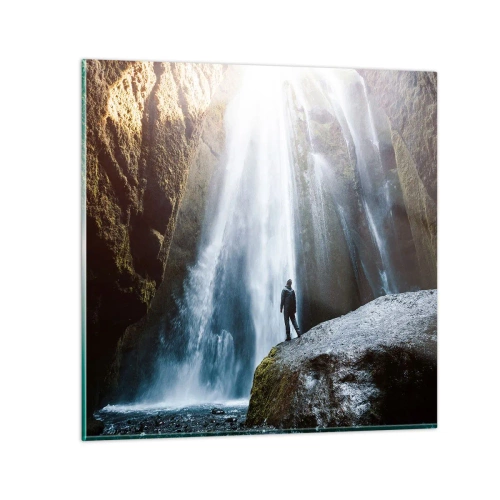 Cuadro sobre vidrio - Impresiones sobre Vidrio - Impresionante vista - 30x30 cm