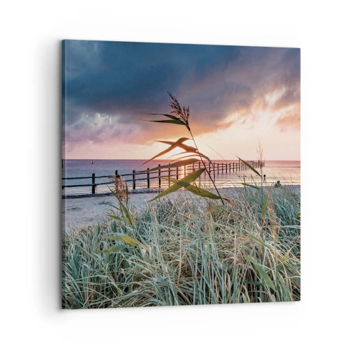 Cuadro sobre lienzo - Impresión de Imagen - Bailando con el viento - 60x60 cm