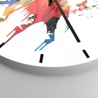 Esfera sin numeración, con rayas