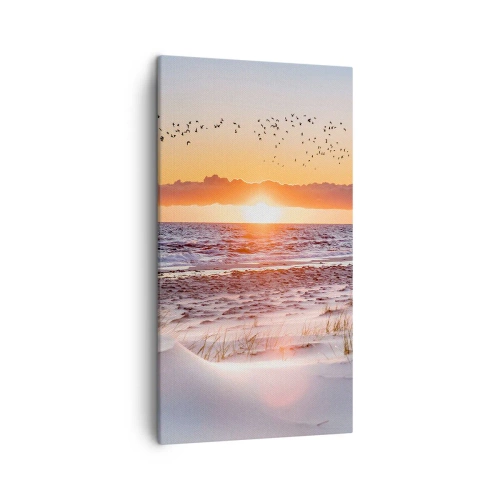 Cuadro sobre lienzo - Impresión de Imagen - Paisaje horizontal - 45x80 cm