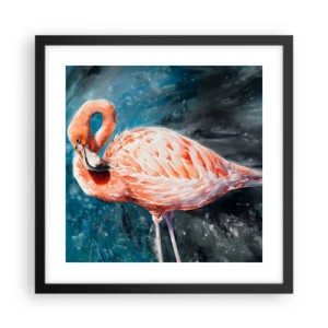 Póster en marco negro - Decorativo por naturaleza - 40x40 cm