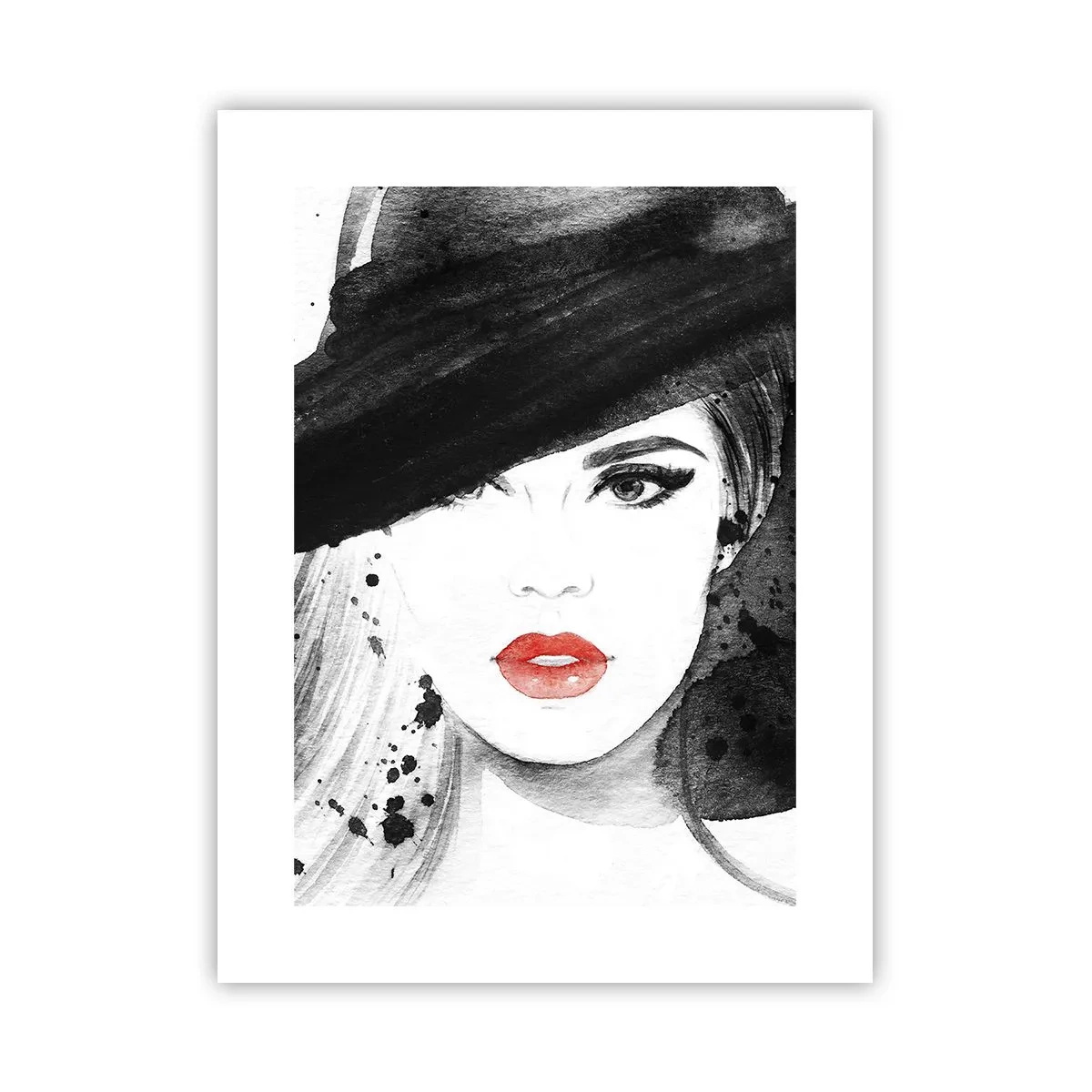 Póster - Dama de negro - 30x40 cm
