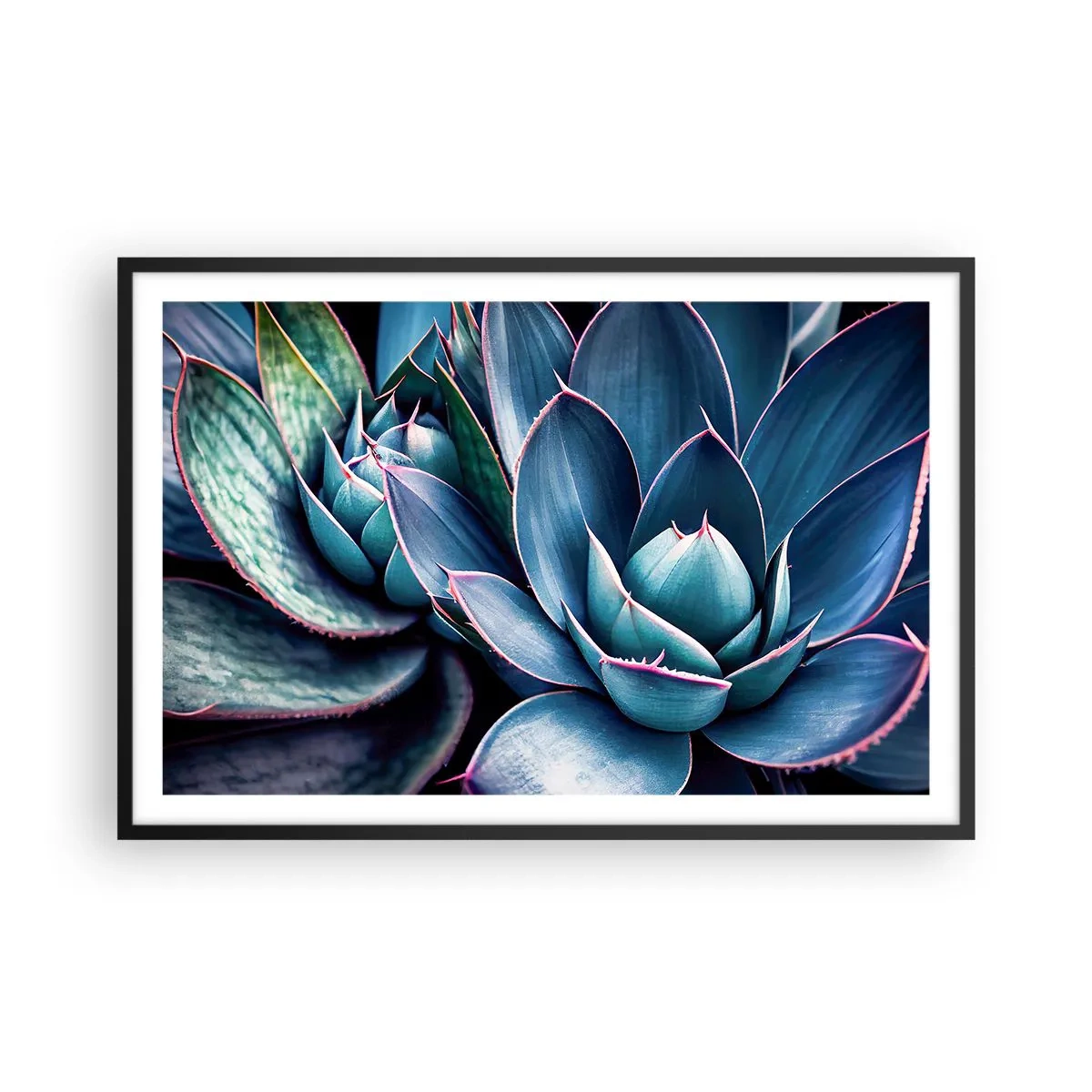 Póster en marco negro - Fuerza vital - 91x61 cm