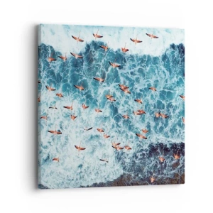 Cuadro sobre lienzo - Impresión de Imagen - Un desfile marítimo - 40x40 cm