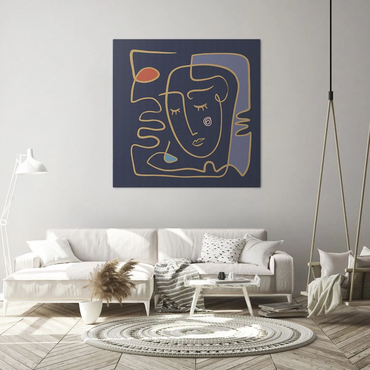 Cuadro sobre lienzo - Impresión de Imagen - En un maravilloso sueño - 70x70 cm