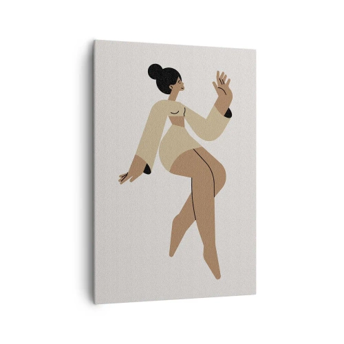 Cuadro sobre lienzo - Impresión de Imagen - Forma de gracia - 70x100 cm