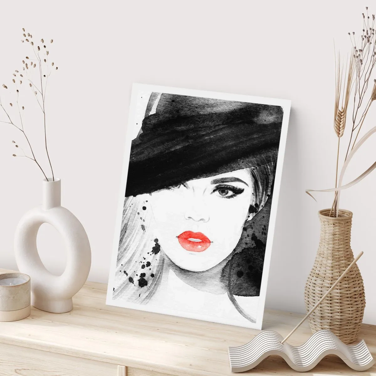 Póster - Dama de negro - 70x100 cm
