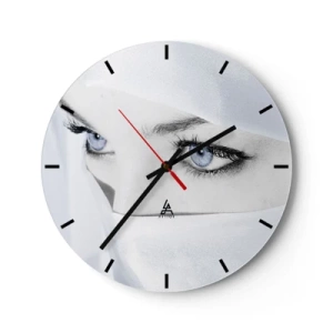 Reloj de pared - Reloj de vidrio - Directamente de las mil y una noches - 40x40 cm