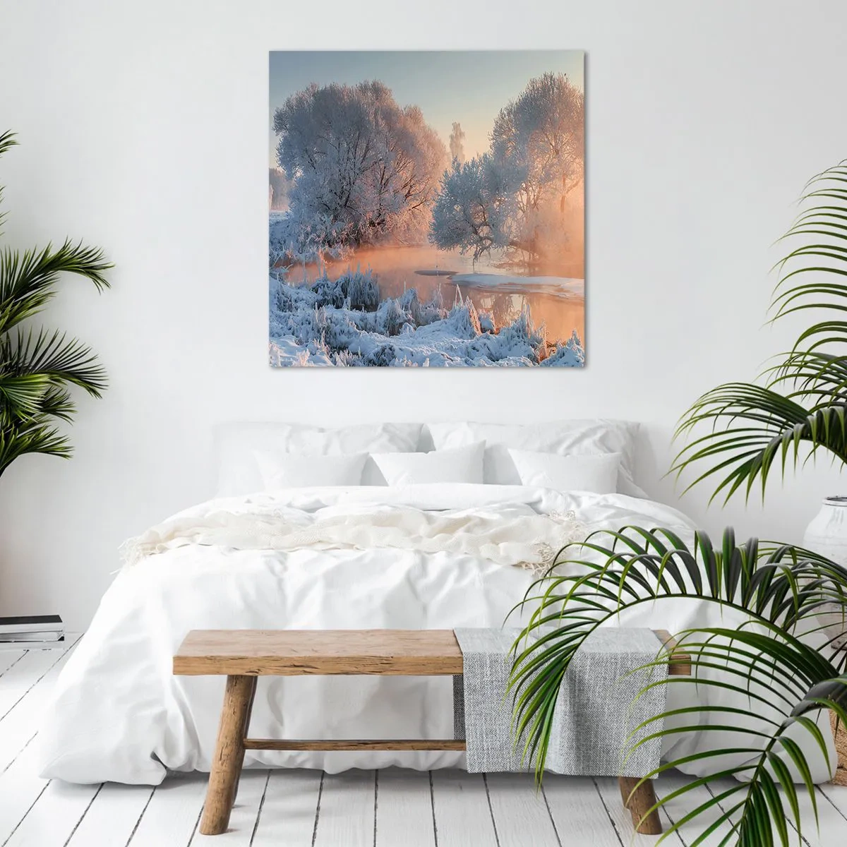 Cuadro sobre lienzo - Impresión de Imagen - Brillo cristalino - 60x60 cm