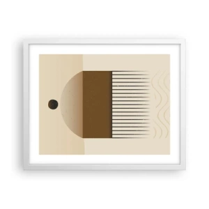 Póster en marco blanco - Varios estados - 50x40 cm