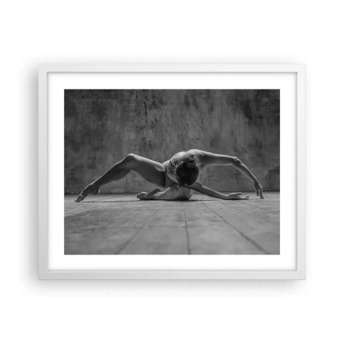 Póster en marco blanco - Simetría encontrada - 50x40 cm