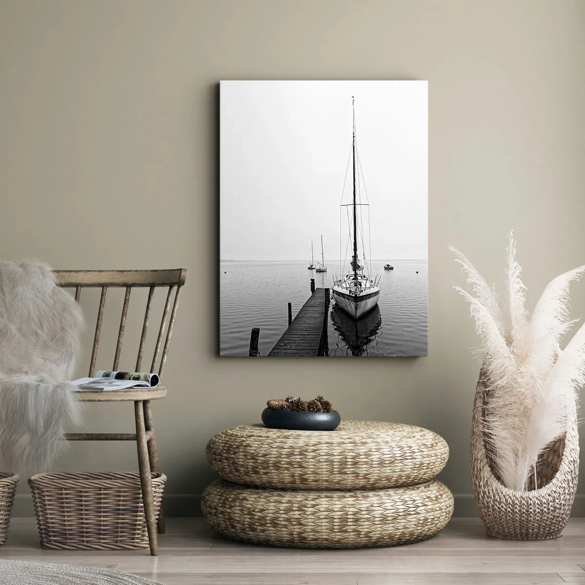 Cuadro sobre lienzo - Impresión de Imagen - Listo para partir - 70x100 cm