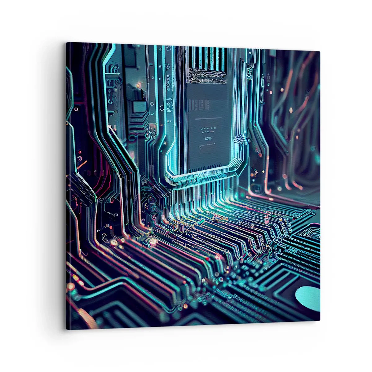 Cuadro sobre lienzo - Impresión de Imagen - Mi forma de pensar - 60x60 cm