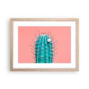 Póster en marco roble claro - Se mira, pero no se toca - 40x30 cm