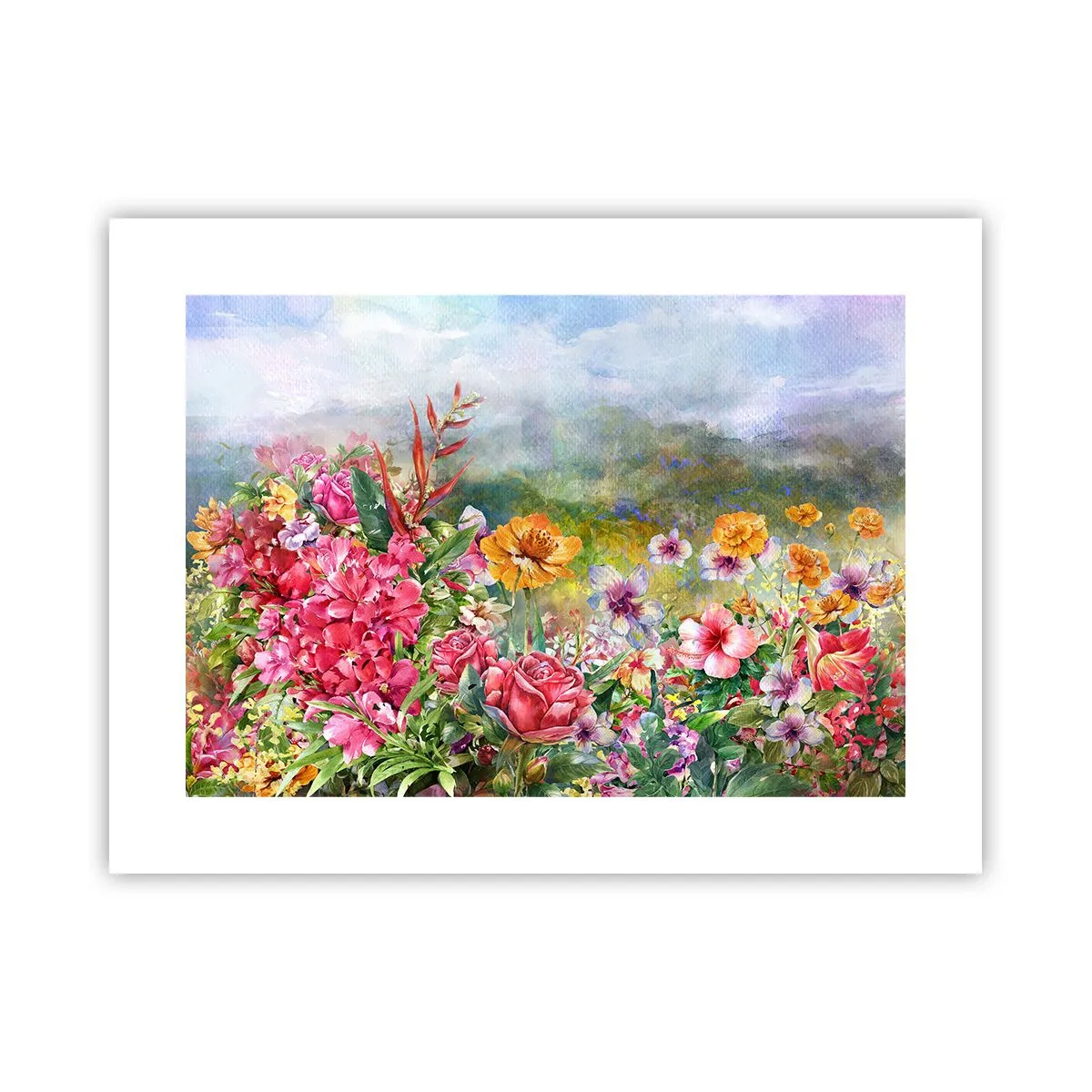 Póster - Un jardín enloquecido - 40x30 cm