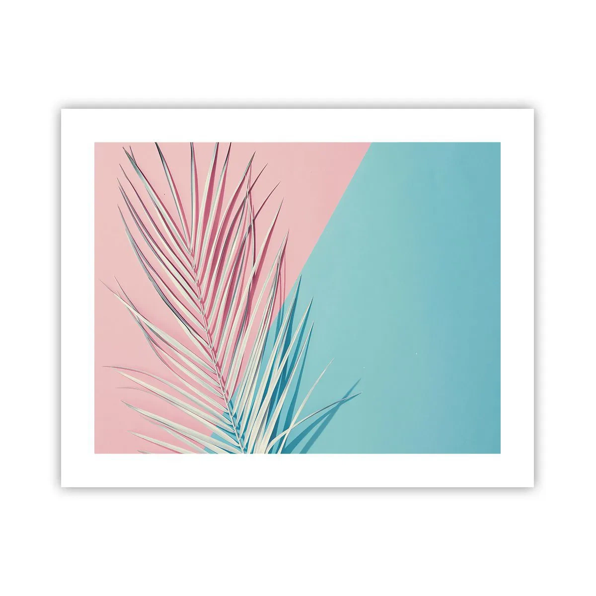 Póster - Impresión tropical - 50x40 cm