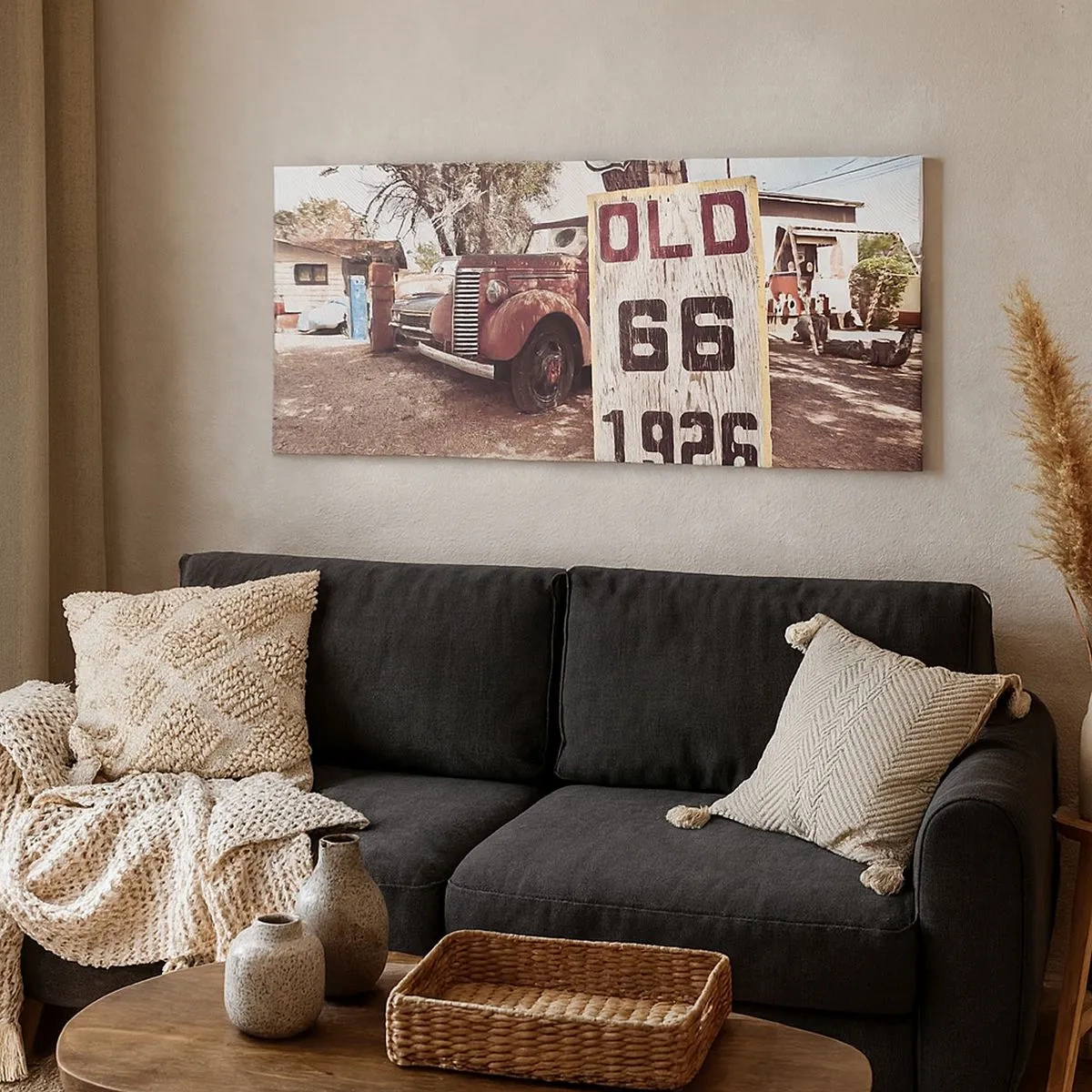 Cuadro sobre lienzo - Impresión de Imagen - Una leyenda de la América profunda - 100x40 cm