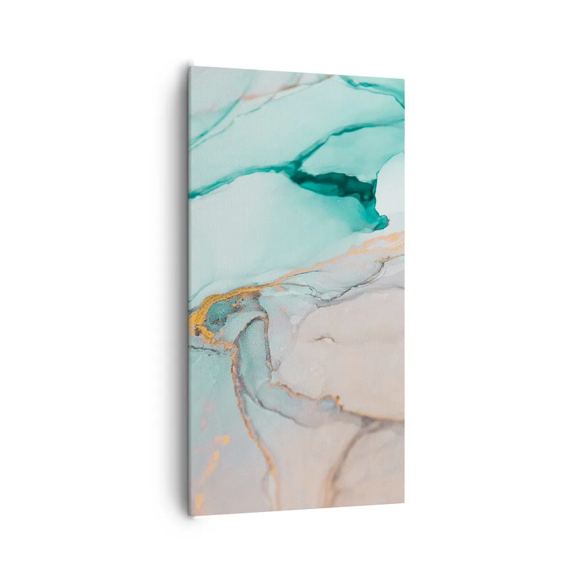 Cuadro sobre lienzo - Impresión de Imagen - Danza de formas y colores - 65x120 cm