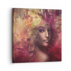 Cuadro sobre lienzo - Impresión de Imagen - ¡Aquí estoy! - 30x30 cm