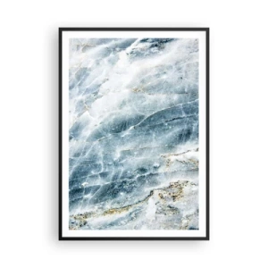 Póster en marco negro - El mundo de hielo - 70x100 cm