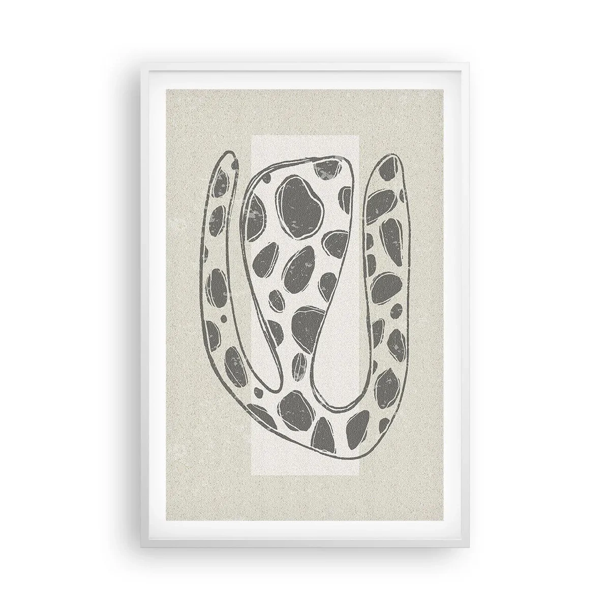 Póster en marco blanco - Una criatura extraña - 61x91 cm