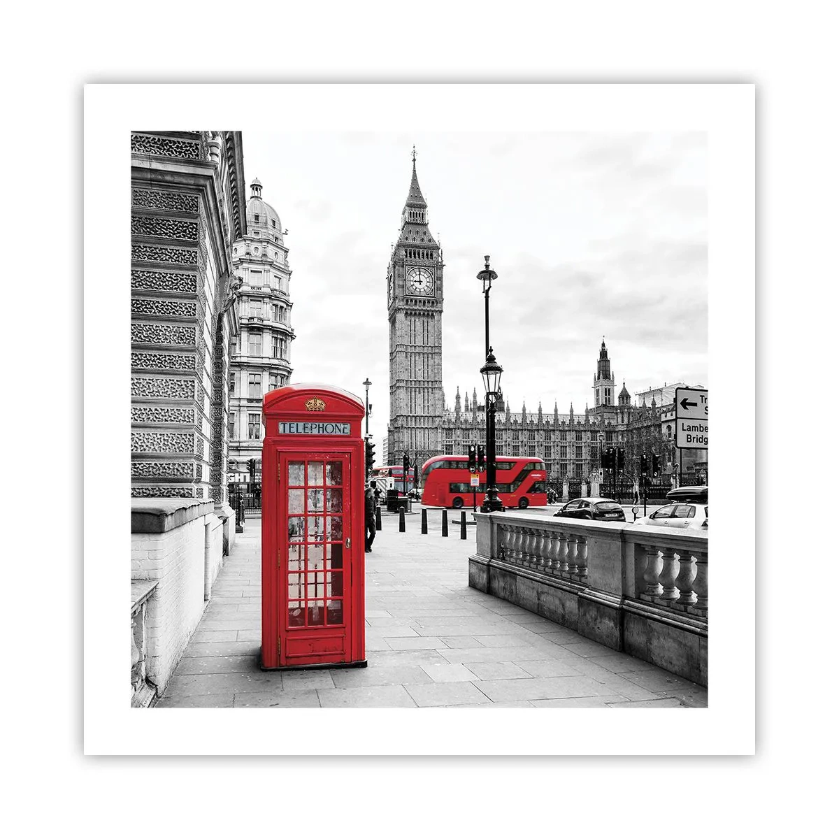 Póster - Sin duda, Londres - 50x50 cm