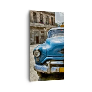 Cuadro sobre lienzo - Impresión de Imagen - Lo Vintage es hermoso - 65x120 cm