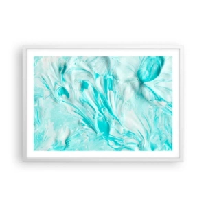 Póster en marco blanco - Juntos para siempre - 70x50 cm