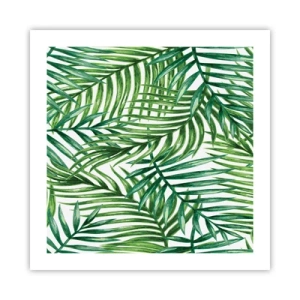 Póster - Bajo el verde - 50x50 cm