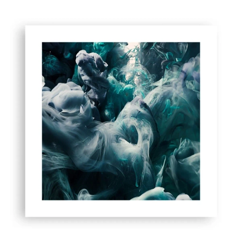 Póster - Un movimiento de color - 40x40 cm