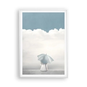 Póster en marco blanco - En el límite de la realidad y los sueños - 70x100 cm