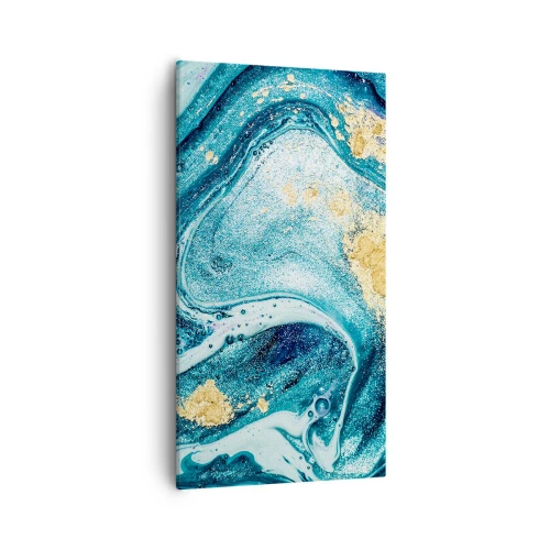 Cuadro sobre lienzo - Impresión de Imagen - Vórtice azul - 55x100 cm