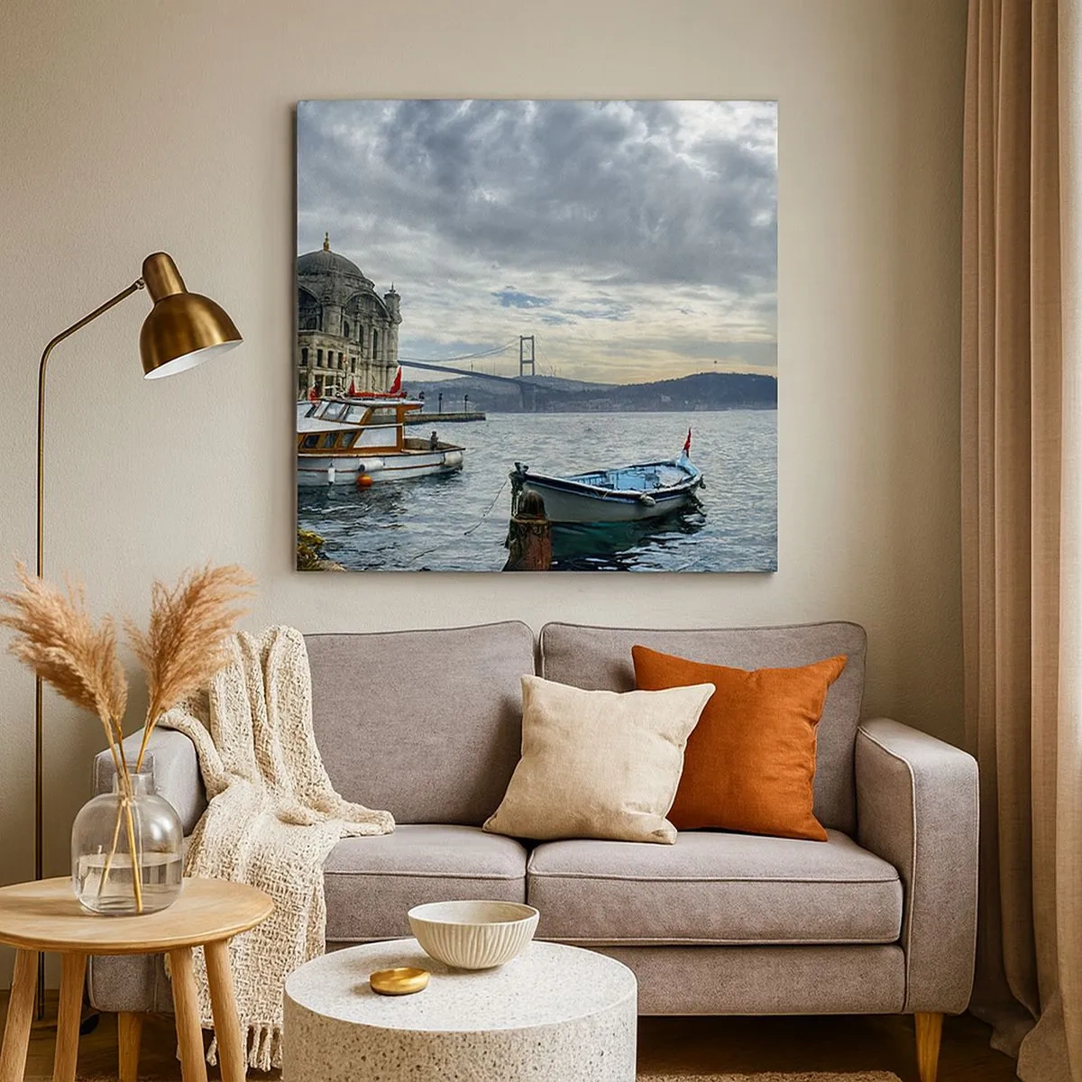 Cuadro sobre lienzo - Impresión de Imagen - En el límite del mundo - 30x30 cm