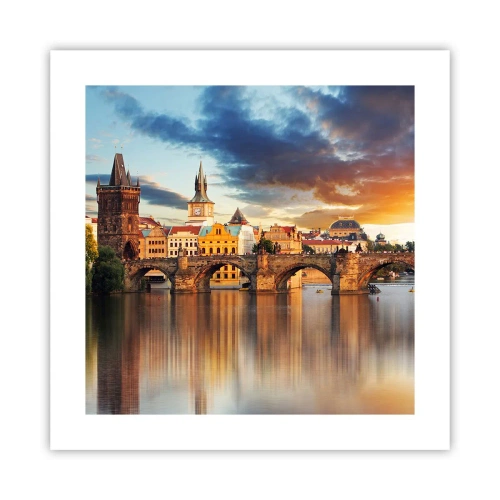 Póster - La belleza no tiene edad - 40x40 cm