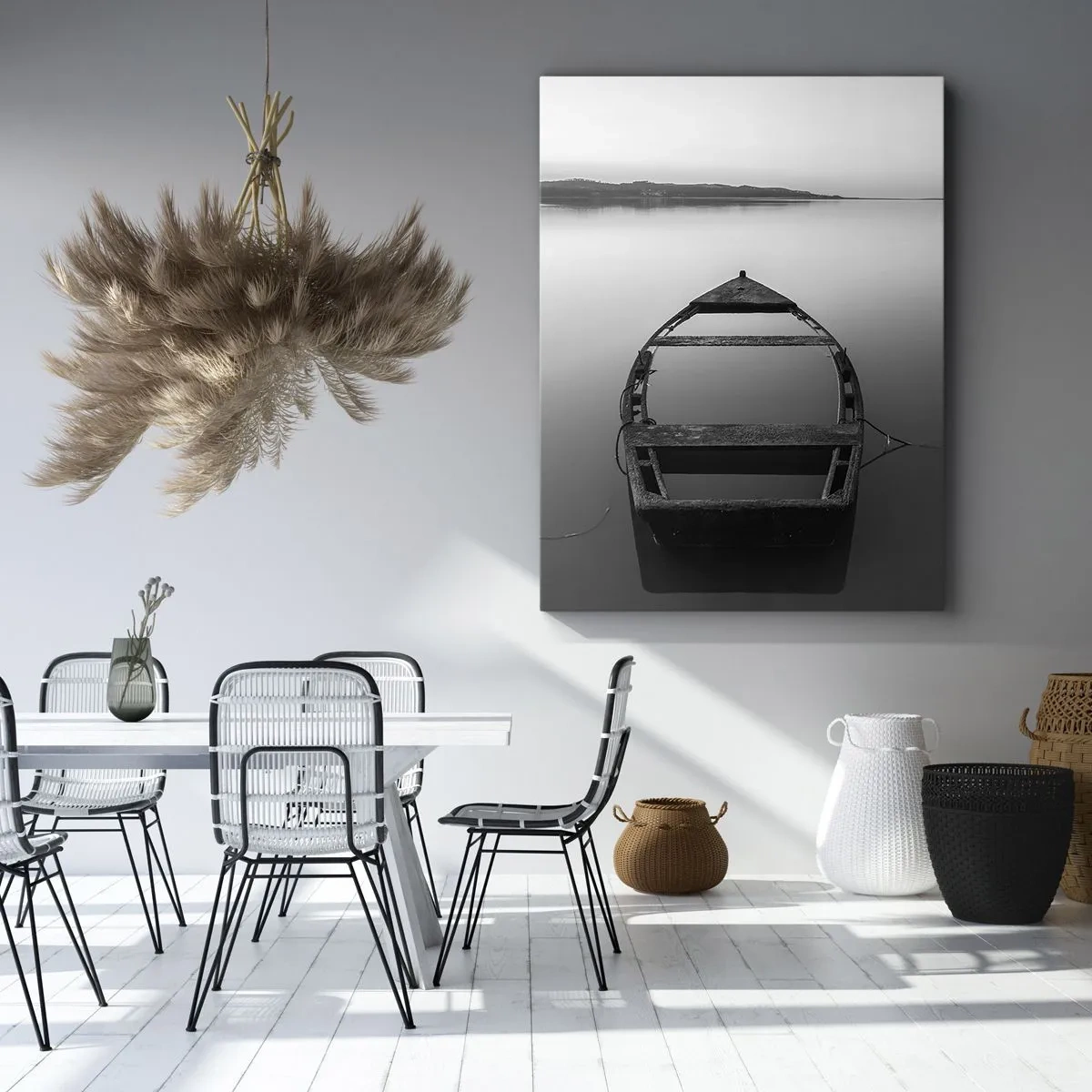 Cuadro sobre lienzo - Impresión de Imagen - Anhelo y melancolía - 55x100 cm