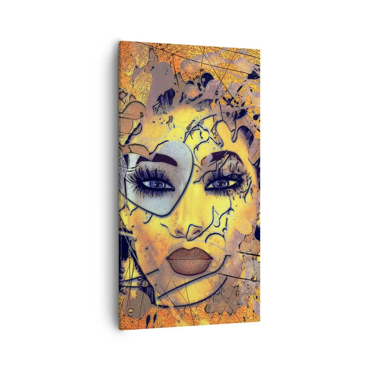 Cuadro sobre lienzo - Impresión de Imagen - La belleza del sol - 55x100 cm