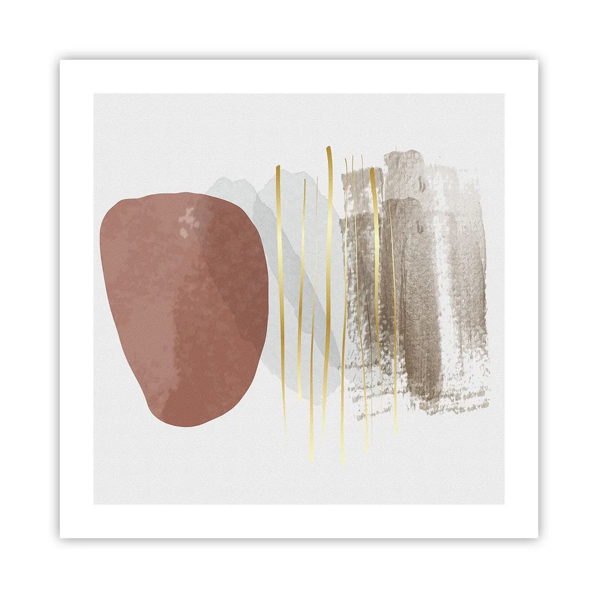 Póster - Una columnata abstracta - 50x50 cm