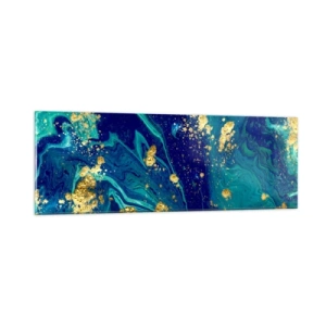 Cuadro sobre vidrio - Impresiones sobre Vidrio - Pétalos de sol  - 90x30 cm