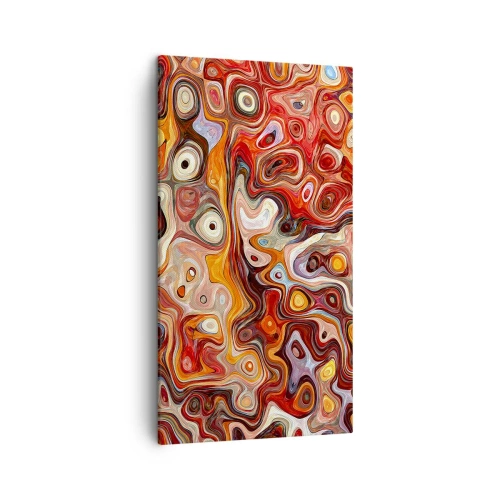 Cuadro sobre lienzo - Impresión de Imagen - Si las nueces se derritieran en la miel - 45x80 cm