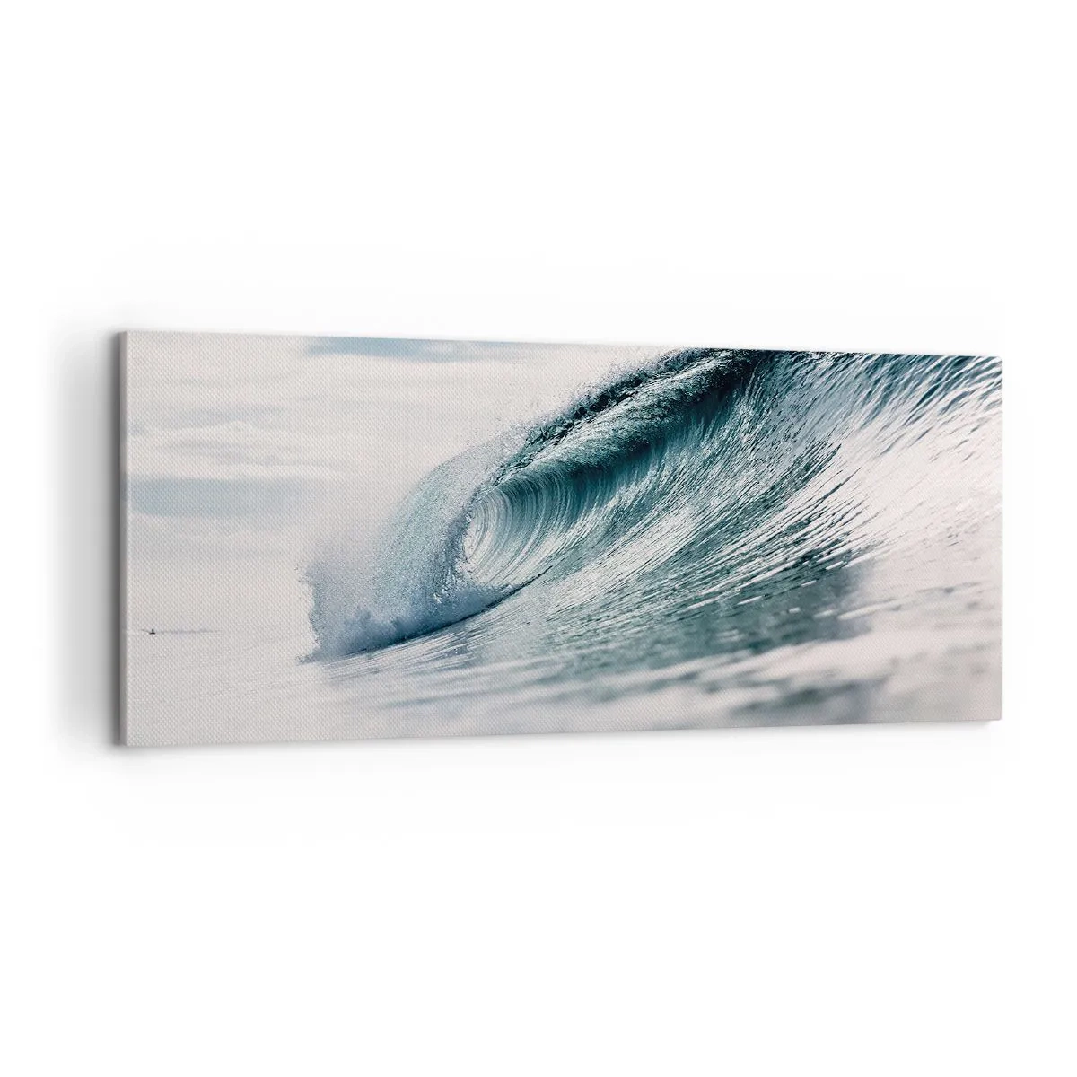 Cuadro sobre lienzo - Impresión de Imagen - La cima del océano - 100x40 cm