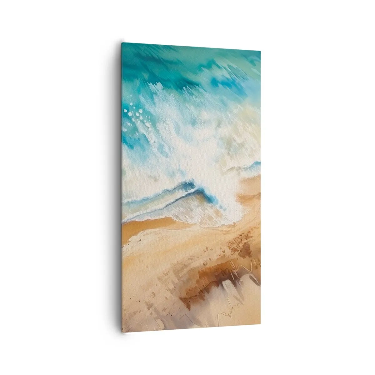 Cuadro sobre lienzo - Impresión de Imagen - Olas recurrentes - 65x120 cm