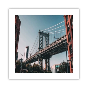 Póster - Sobre el fluir de la ciudad - 40x40 cm