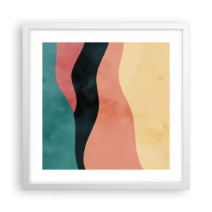 Póster en marco blanco - Discordia compatible - 40x40 cm