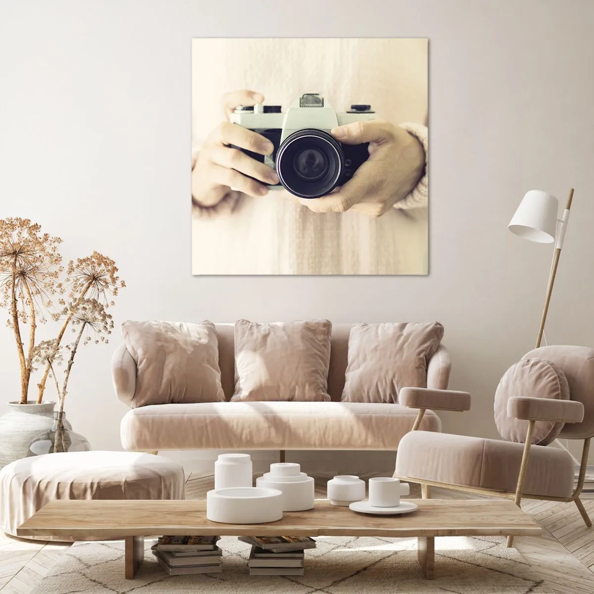 Cuadro sobre lienzo - Impresión de Imagen - Una visión diferente - 70x70 cm