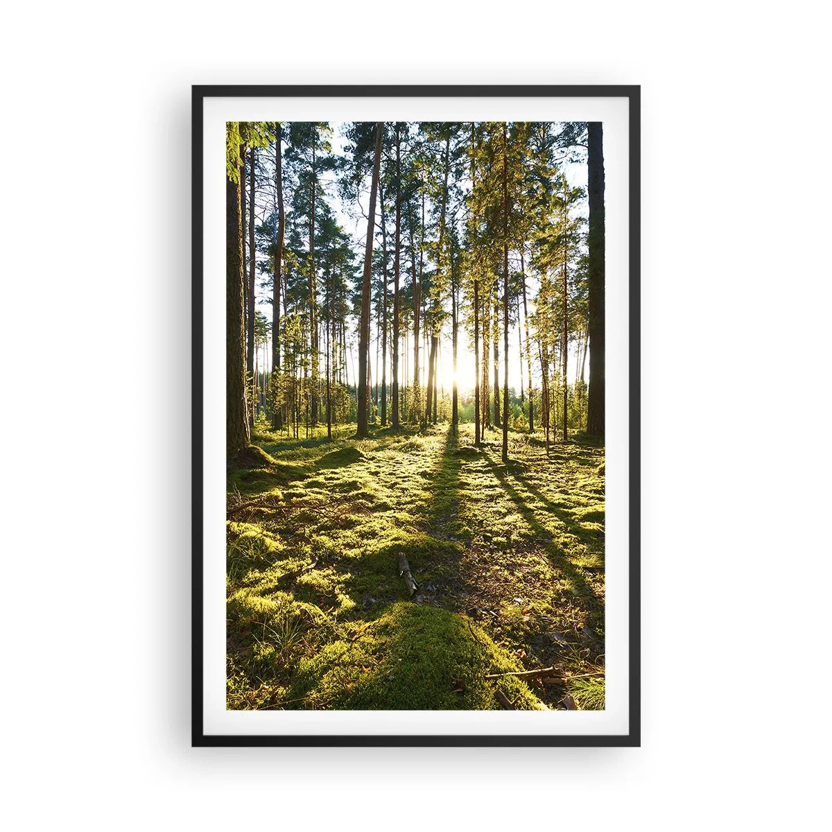 Póster en marco negro - ...Más allá de los siete bosques - 61x91 cm