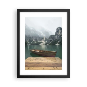Póster en marco negro - Paisaje inolvidable - 30x40 cm