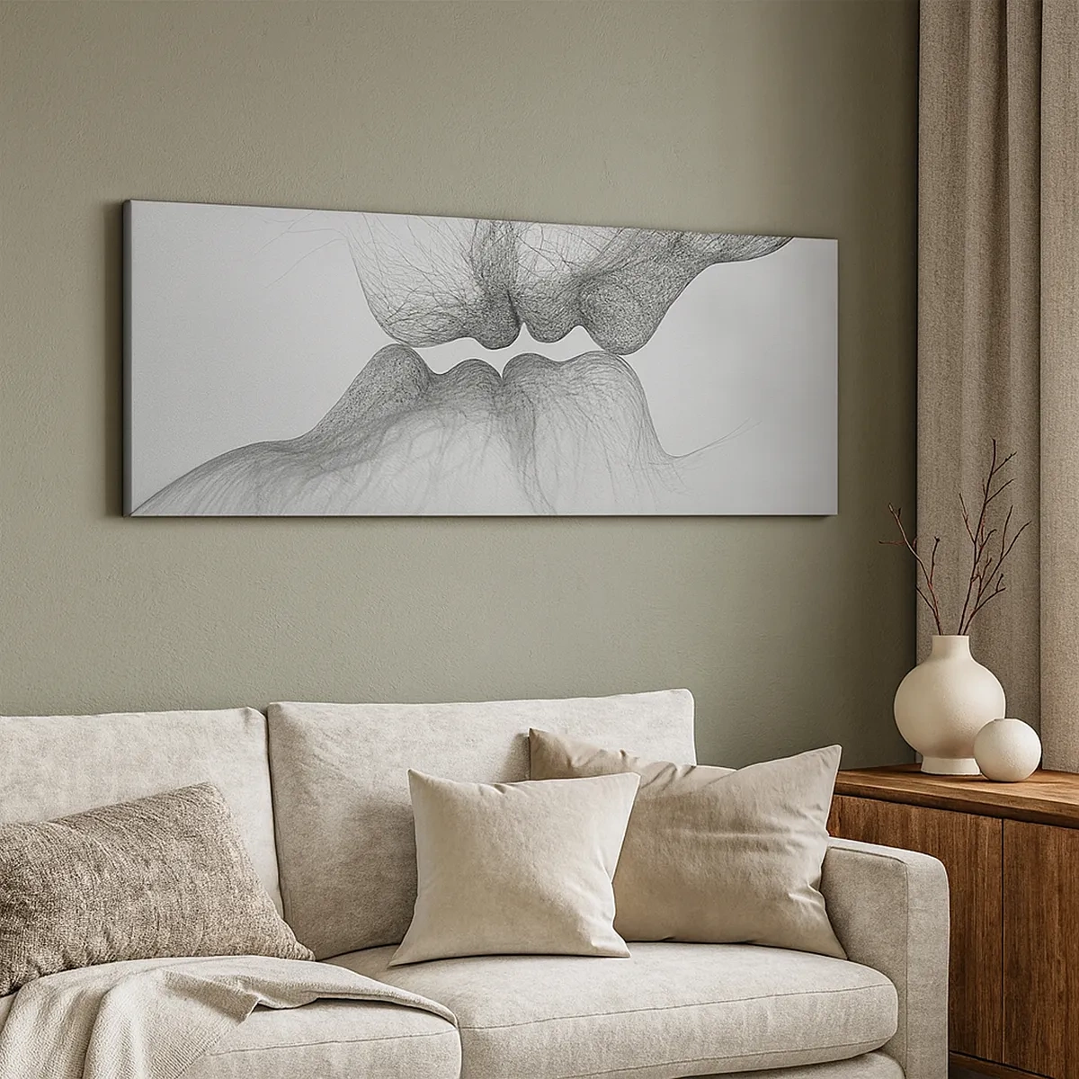 Cuadro sobre lienzo - Impresión de Imagen - Beso del viento - 30x30 cm