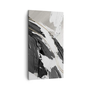 Cuadro sobre lienzo - Impresión de Imagen - Abstracción con estilo - 45x80 cm