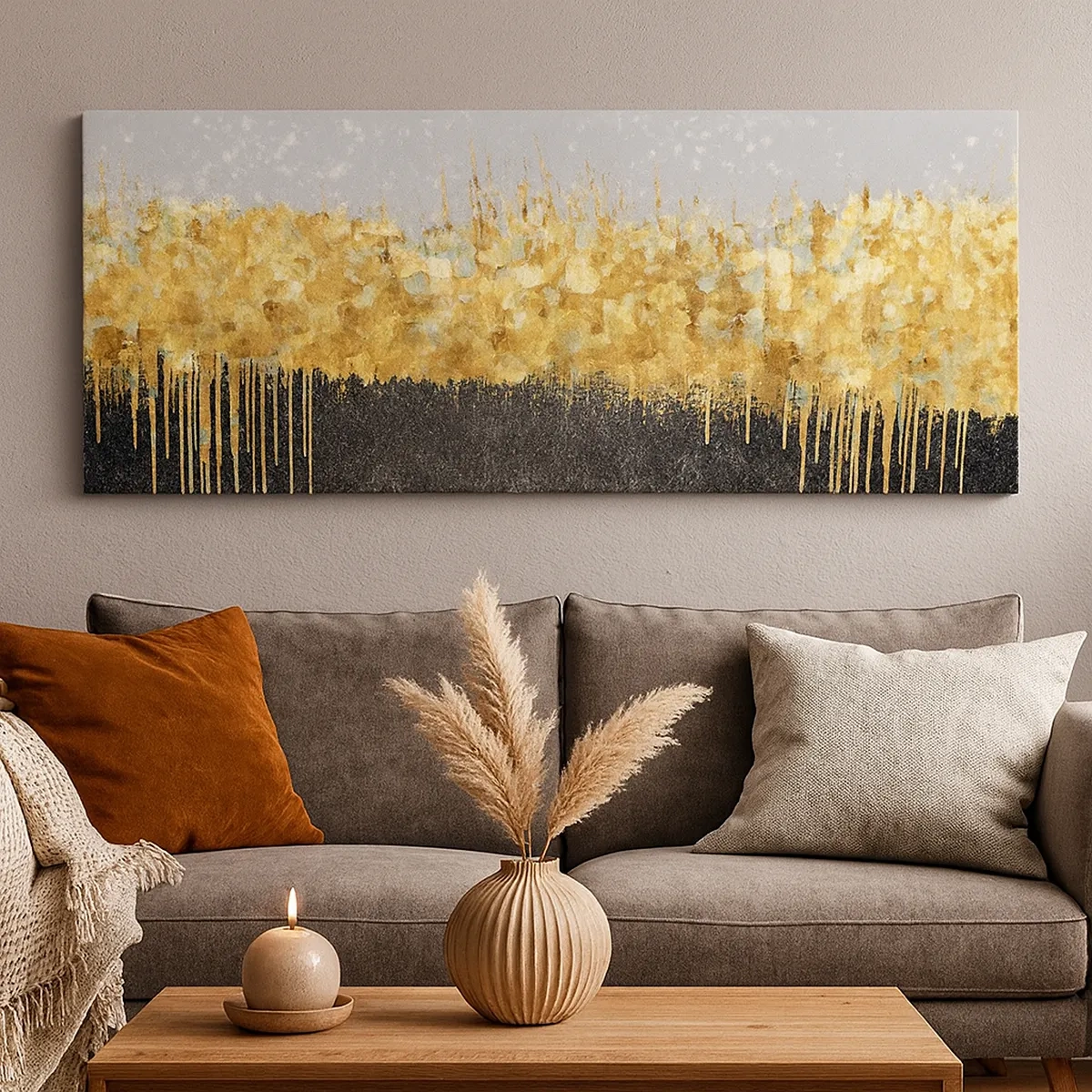 Cuadro sobre lienzo - Impresión de Imagen - Hacia arriba y hacia abajo - 30x30 cm